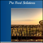 Screen shot of the Pro Food Solutions Ltd website.