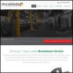 Screen shot of the Dransfields Engineering Services Ltd website.
