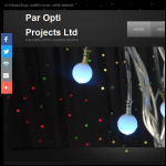 Screen shot of the Par Opti Projects Ltd website.