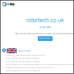 Screen shot of the Rotortech Ltd website.