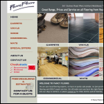 Screen shot of the Fancy Floors website.