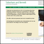 Screen shot of the Tottenham & Bennett website.