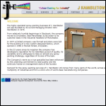 Screen shot of the J Hambleton (Stove Enamellers) Ltd website.