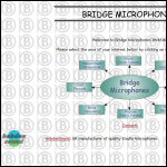 Screen shot of the Bridge Microphones website.