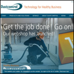 Screen shot of the Dustcontrol UK Ltd website.