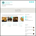 Screen shot of the The Gluten Free Kitchen Ltd website.