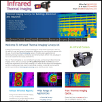 Screen shot of the Infrared Thermal Imaging website.