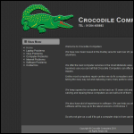 Screen shot of the Crocodile Computers website.
