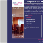 Screen shot of the DCS Direct website.