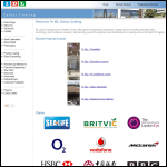 Screen shot of the IDL Colour Coating website.