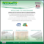 Screen shot of the Needhams Windows website.