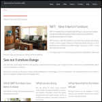 Screen shot of the NIFF - New Interior Furniture website.