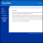 Screen shot of the Space Wise Ltd website.
