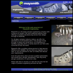 Screen shot of the Maysmith Engineering (Willesden) Ltd website.