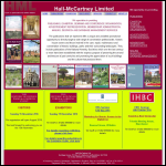 Screen shot of the Hall Mccartney Ltd website.