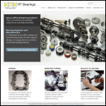 Screen shot of the R T Bearings Ltd website.