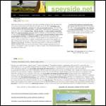 Screen shot of the Speyside Software Enterprises website.