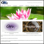 Screen shot of the The Gwiz Training Partnership website.