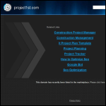 Screen shot of the Project First Engineering Ltd website.