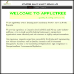 Screen shot of the Appletree Quality & Safety Services Ltd website.