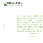 Screen shot of the Urban & Rural Planning Associates website.