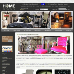 Screen shot of the HOME Interiors website.