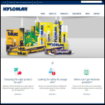 Screen shot of the Hylomar Ltd website.