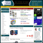 Screen shot of the Cram Computers Ltd website.