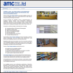Screen shot of the Amc Design Solutions Ltd website.