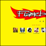 Screen shot of the Flameboy Graphix website.