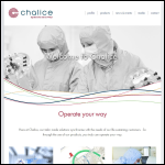 Screen shot of the Chalice Medical Ltd website.