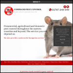 Screen shot of the Command Pest Control website.