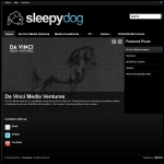 Screen shot of the Sleepydog Ltd website.