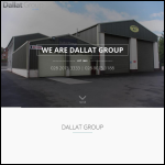 Screen shot of the Dallat Group website.