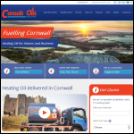 Screen shot of the Consols Oils website.