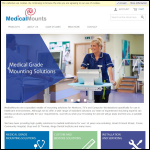 Screen shot of the Medical Mounts website.
