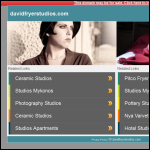 Screen shot of the David Fryer Studios website.