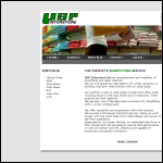 Screen shot of the U S P Interstore Ltd website.