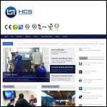 Screen shot of the Hcs Control Systems website.