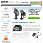 Screen shot of the Ppr Engineering & Design Ltd website.