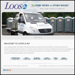 Screen shot of the Loos 2 Go website.