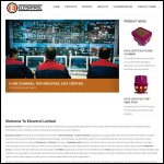 Screen shot of the Elcontrol Ltd website.