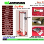 Screen shot of the Oval Automation Ltd website.
