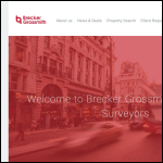 Screen shot of the Brecker Grossmith website.