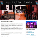 Screen shot of the Music Room Solutions Ltd website.