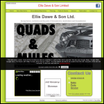 Screen shot of the Ellis Dawe & Son website.
