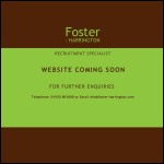 Screen shot of the Foster-harrington website.