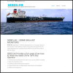 Screen shot of the Seres Uk Ltd website.