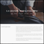 Screen shot of the La Grande Moda website.