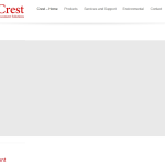 Screen shot of the Crest Reprographics (Northern) Ltd website.